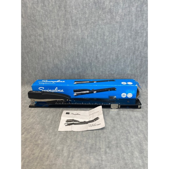 Swingline Long Reach Stapler LR34 12 Heavy Duty Office Crafting New In Box - Picture 1 of 7
